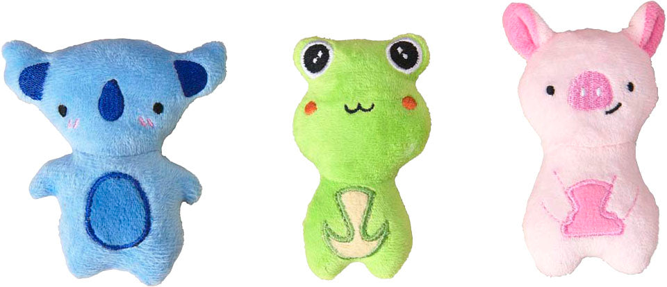 Spot Ethical Products  Cutie and Colorful Cat Toys, 3-Pack