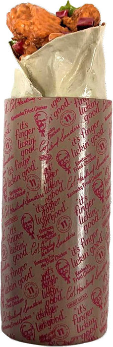 Spot KFC Vinyl Chicken Wrap Dog Toy, 6 inches