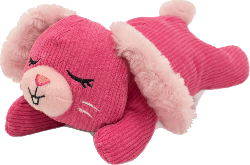 ZippyPaws Snooziez With Shhhqueaker-Bunny Dog Toy, Medium