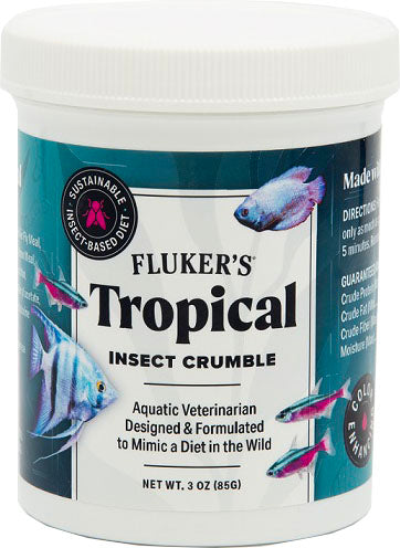 Flukers Tropical Fish Food Crumble