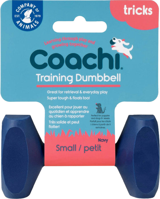 Coachi Training Dumbbell Dog Training Tool,  Navy, Small