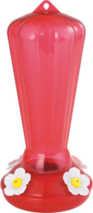 Hollyhock Plastic Hummingbird Feeder