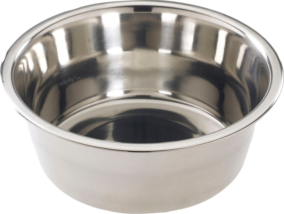 Ethical Pet Mirror Finish Stainless Steel Dog and Cat Dish, Silver, 1 qt