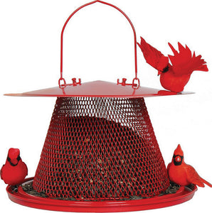 Mesh Cardinal Wild Bird Feeder