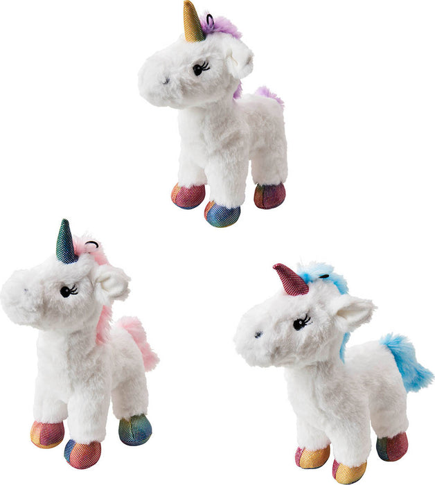 Spot Ethical Products Luna-Corn Plush Assorted Dog Toy, 10 in