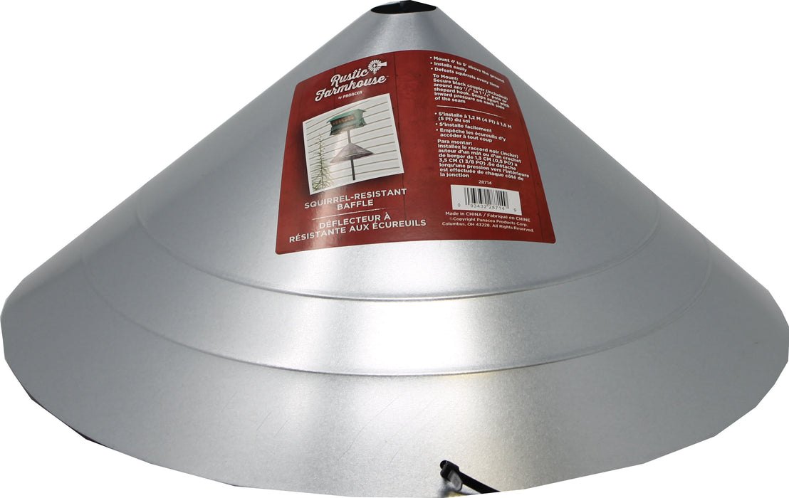 Rustic Farmhouse Squirrel-Resistant Baffle