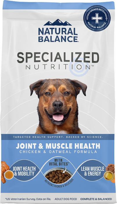 Natural Balance Specialized Nutrition Joint & Muscle Health Dry Dog Food, Chicken & Oatmeal Formula, 3.5 lb
