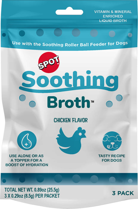 Spot Soothing Chicken Broth for Dogs, 3-Pack