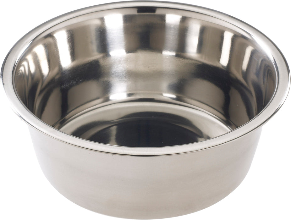 Ethical Pet Mirror Finish Stainless Steel Dog and Cat Dish, Silver, 1 pt