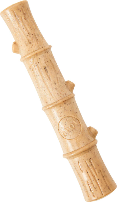 Ethical Pet Bam-Bone Plus Bamboo Stick Dog Chew Toy, Chicken, 9.5 inches