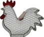 Rustic Farmhouse Wire Rooster Peanut Feeder