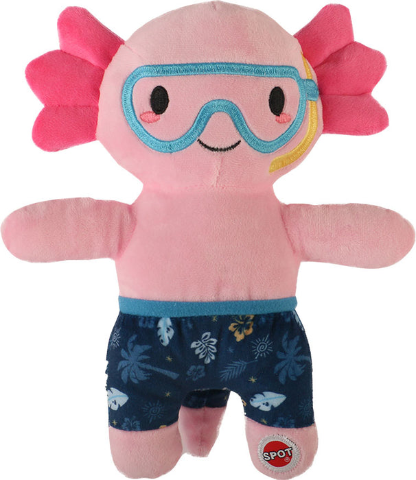 Spot Ethical Products Axolotl in Swimwear Dog Toy, 10 in
