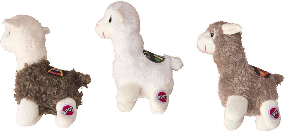 Spot Ethical Products Lil Spots Yo Lama Assorted Plush Dog Toy, 5.5 in