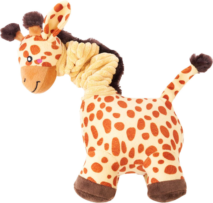 ZippyPaws Bungee Buddiez-Giraffe Squeaky Plush Dog Toy