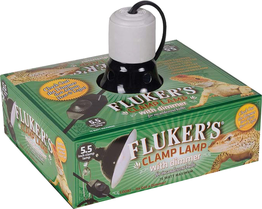 Flukers Ceramic Clamp Lamp W/ Dimmer