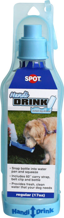 Ethical Pet Handi-Drink Regular Pet Waterer, Blue, 17 oz