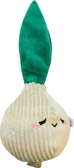 ZippyPaws Crinkle Crops Onion Squeaker Dog Toy, Medium