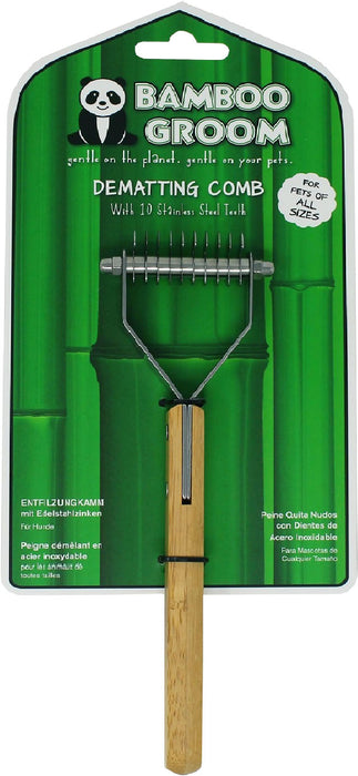 Bamboo Groom Dematting Comb