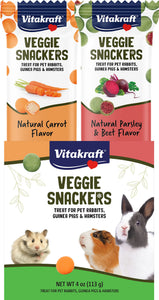 Vitakraft Veggie Snackers For Rabbit Guinea Pig An