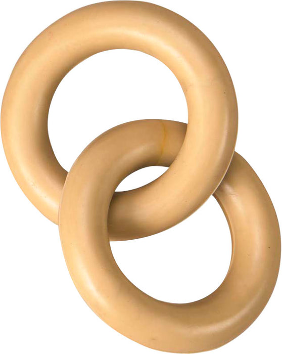Spot Ethical Products Love the Earth Natural Rubber Double Ring Dog Toy, 5.5 in