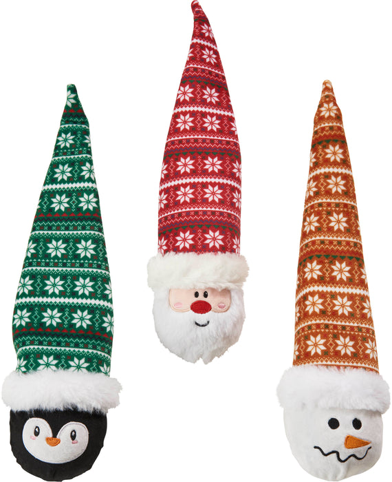 Ethical Pet Spot Holiday Snowball Flingers Dog Toys Assorted, 15 inches