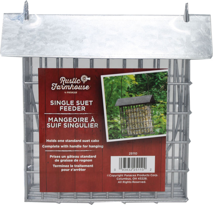 Rustic Farmhouse Single Suet Feeder