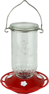 Ecocycle Ruby Roost Recycled Glass Hummingbird Fdr