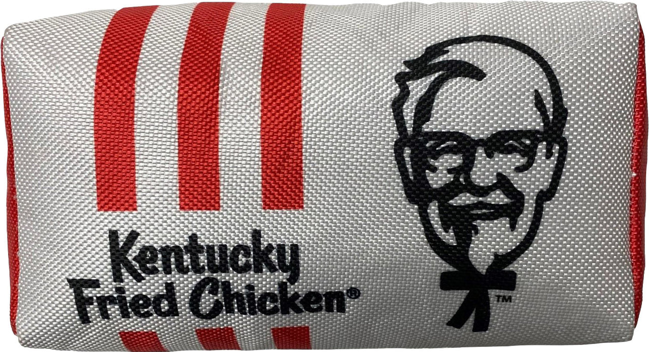 Spot KFC Plush Chicken Box Dog Toy, 7 in