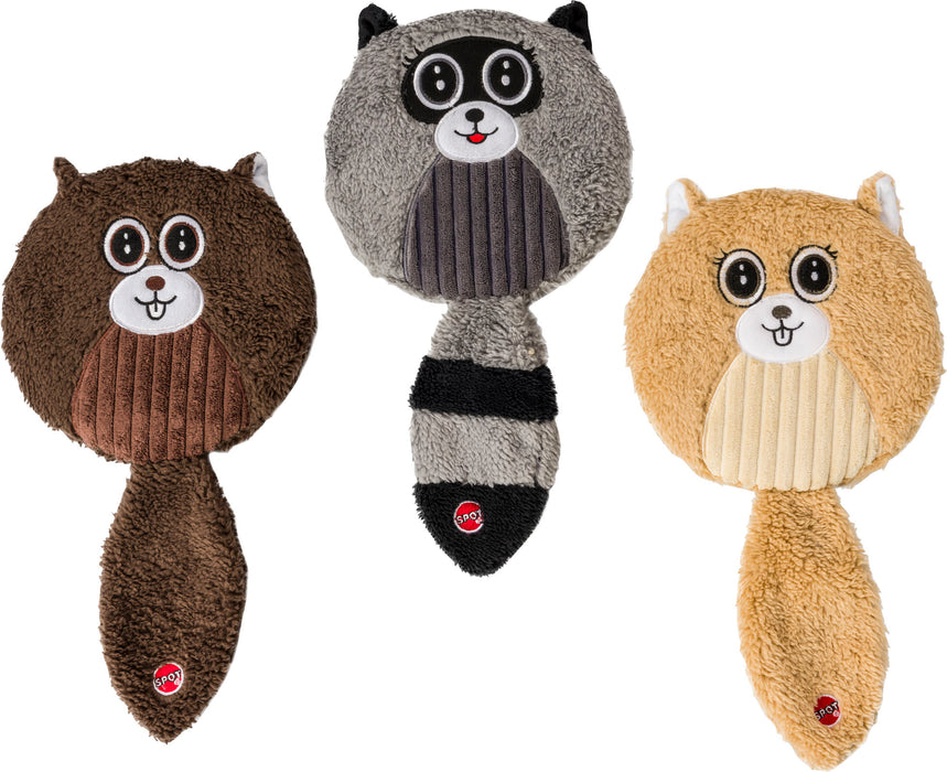 Ethical Products Flat Jax Assorted Plush Dog Toy, 13 in