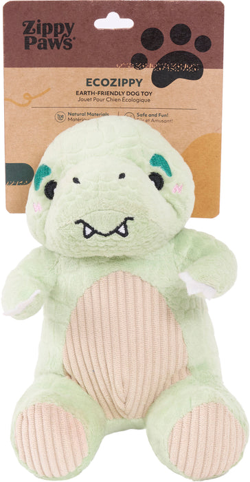 ZippyPaws Eco Dinoz-T-Rex Squeaky Plush Dog Toy