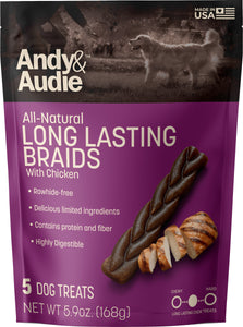 Andy & Audie Alternative Braid Chews For Dogs