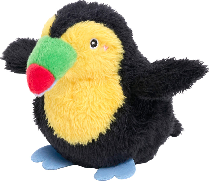 ZippyPaws Tuff+ 2-In-1 Birdiez - Toucan Plush Dog Toy