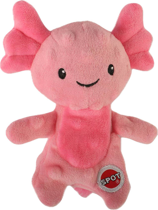 Spot Ethical Products Axolotl Stuffing Free Plush Dog Toy, Assorted, 6 in