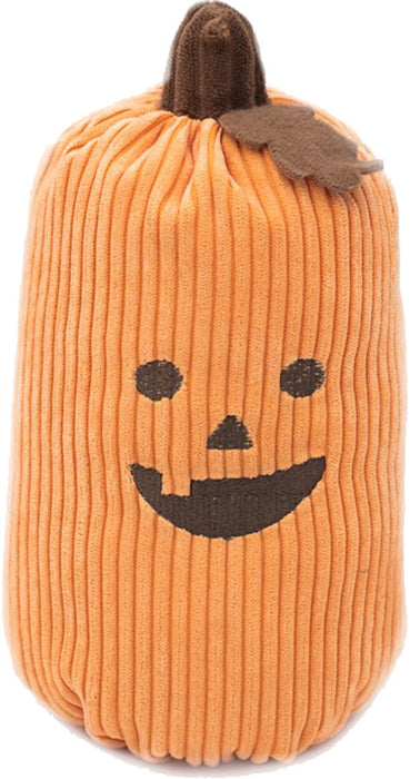 ZippyPaws Fall Harvest Jumbo Pumpkin Dog Toy, Orange Small