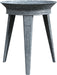 Rustic Farmhouse Galvanized Metal Birdbath