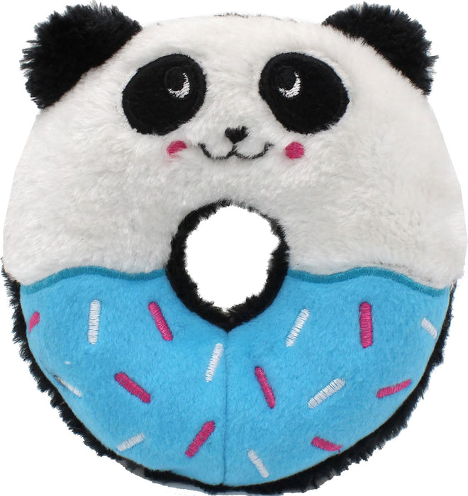ZippyPaws Donutz Buddies Panda Squeaker Dog Toy, Medium