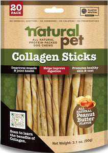 Natural Pet Collagen Twists Dog Chews