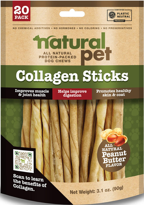Natural Pet Collagen Twists Dog Chews
