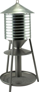Rustic Farmhouse Water Tower Feeder W/Seed Tray