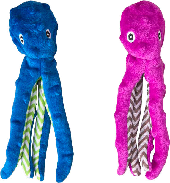 Spot Ethical Products Lil Spots Octopus Plush Dog Toy, 8 in, 2-Pack