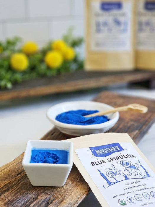 Naked Beasts Blue Spirulina Powder (Organic)