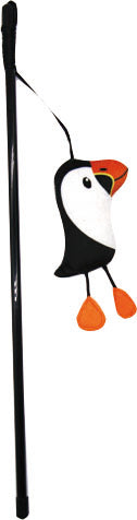 Spot Ethical Products Puffin on Teaser Wand Interactive Cat Toy, 16 in