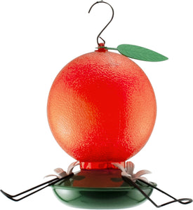 Orange Plastic Oriole Feeder
