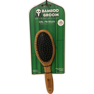 Bamboo Groom Oval Pin Brush