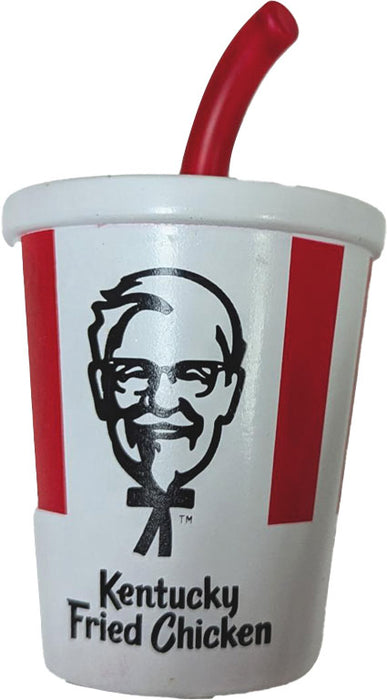 Spot KFC Vinyl Soda with Straw Dog Toy, 6 inches