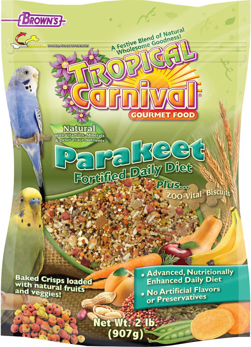 Tropical Carnival Natural Parakeet