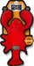 Power House Lobster Plush Dog Toy
