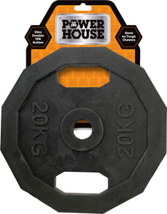 Power House Weight Plate Tpr Dog Toy