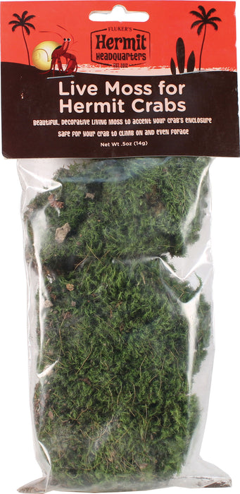 Flukers Hermit Headquarters Live Moss For Hermit Crabs