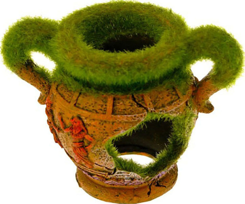 Exotic Environments Vase W/Fiber Moss